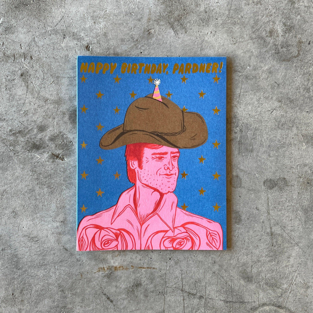 Red Cap Cards - Birthday Pardner Birthday Greeting Card - Shop Duet