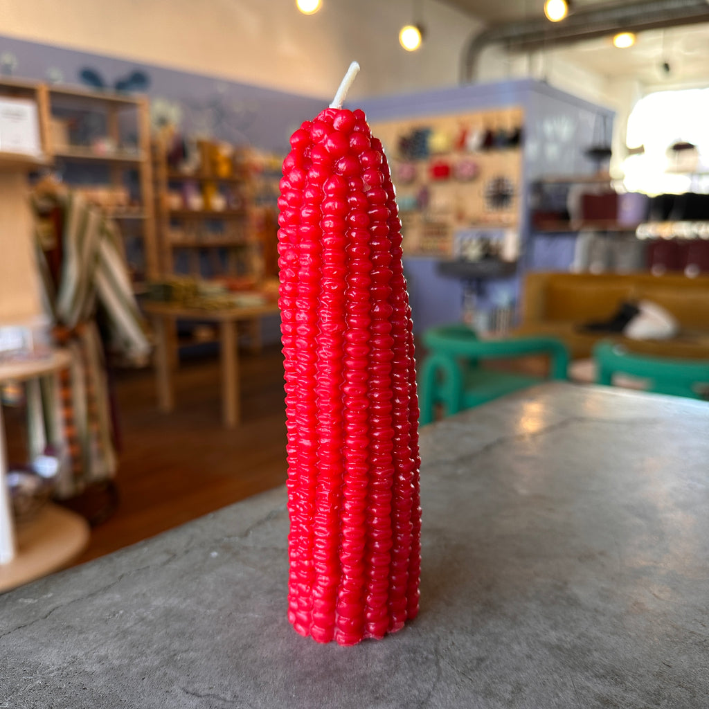 Happy Organics - Corn Beeswax Candle - Shop Duet