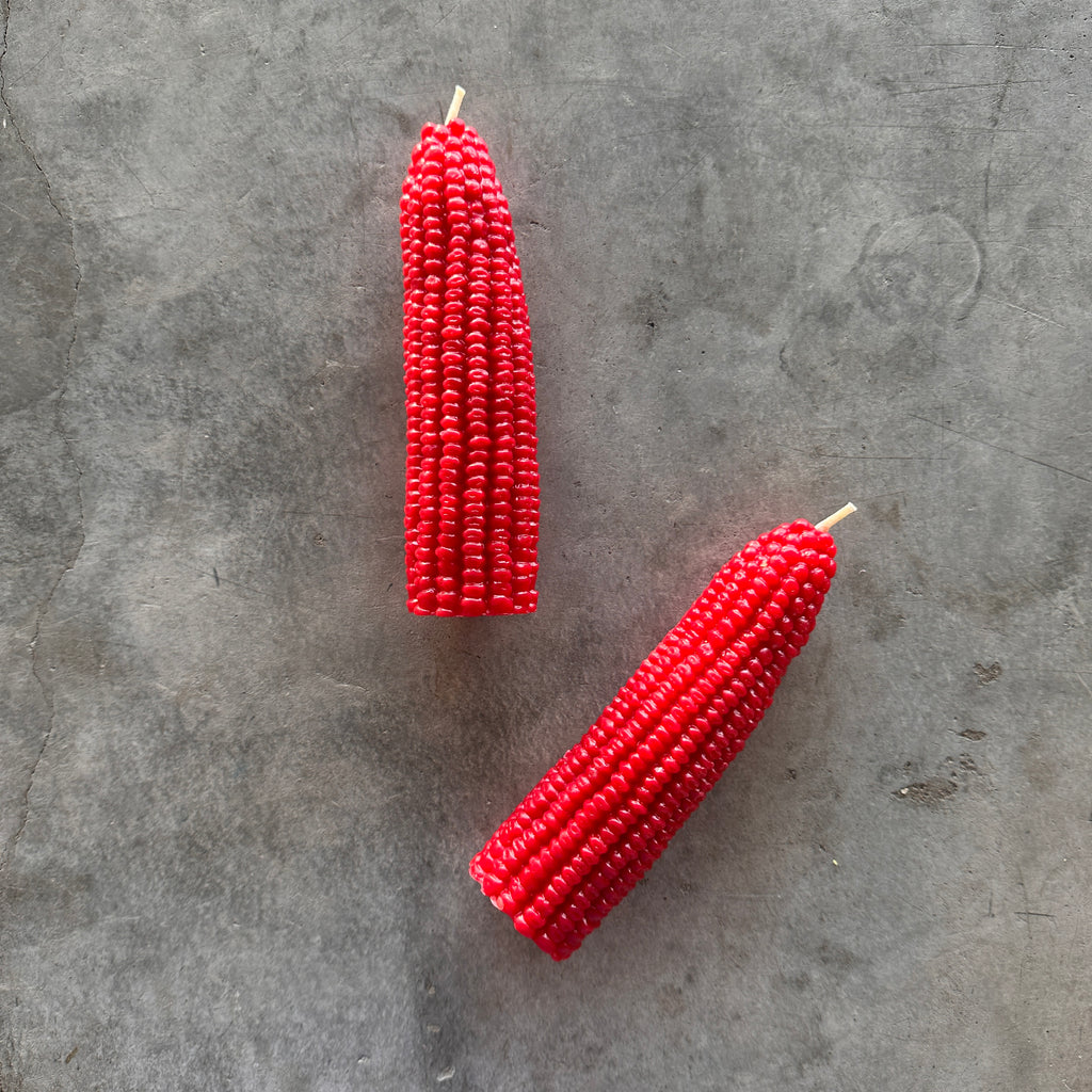 Happy Organics - Corn Beeswax Candle - Shop Duet