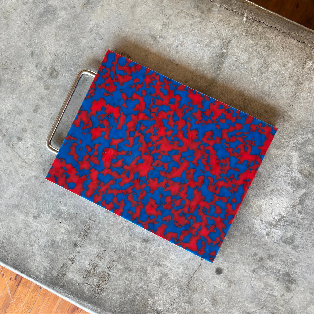 Fredericks and Mae - Red/Blue Cutting Board - Shop Duet
