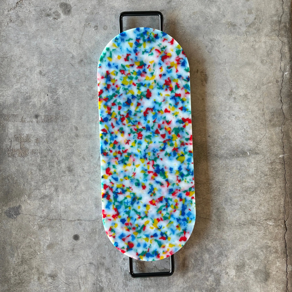 Fredericks and Mae - Oval Multi/Confetti Cutting Board - Shop Duet