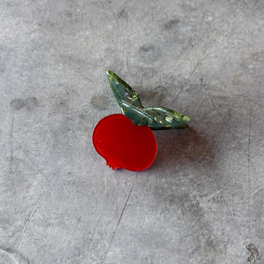 Winona Irene - Red Pomegranate Hair Claw Clip - Shop Duet