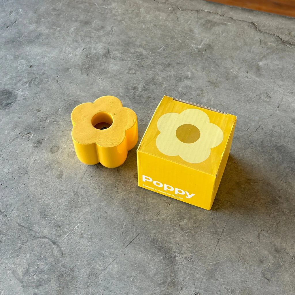 Areaware - Poppy Candle & Incense Holder - Shop Duet