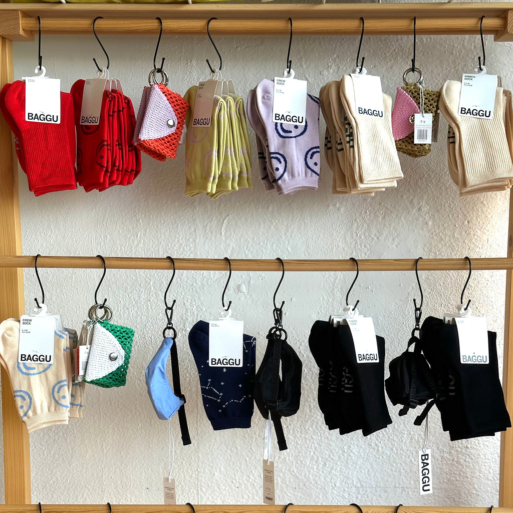 Baggu - Crew Sock - Straw Happy - Shop Duet