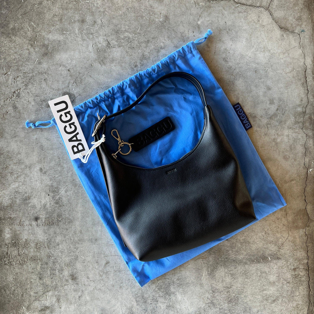 Baggu - Mini Recycled Leather Shoulder Bag - Shop Duet
