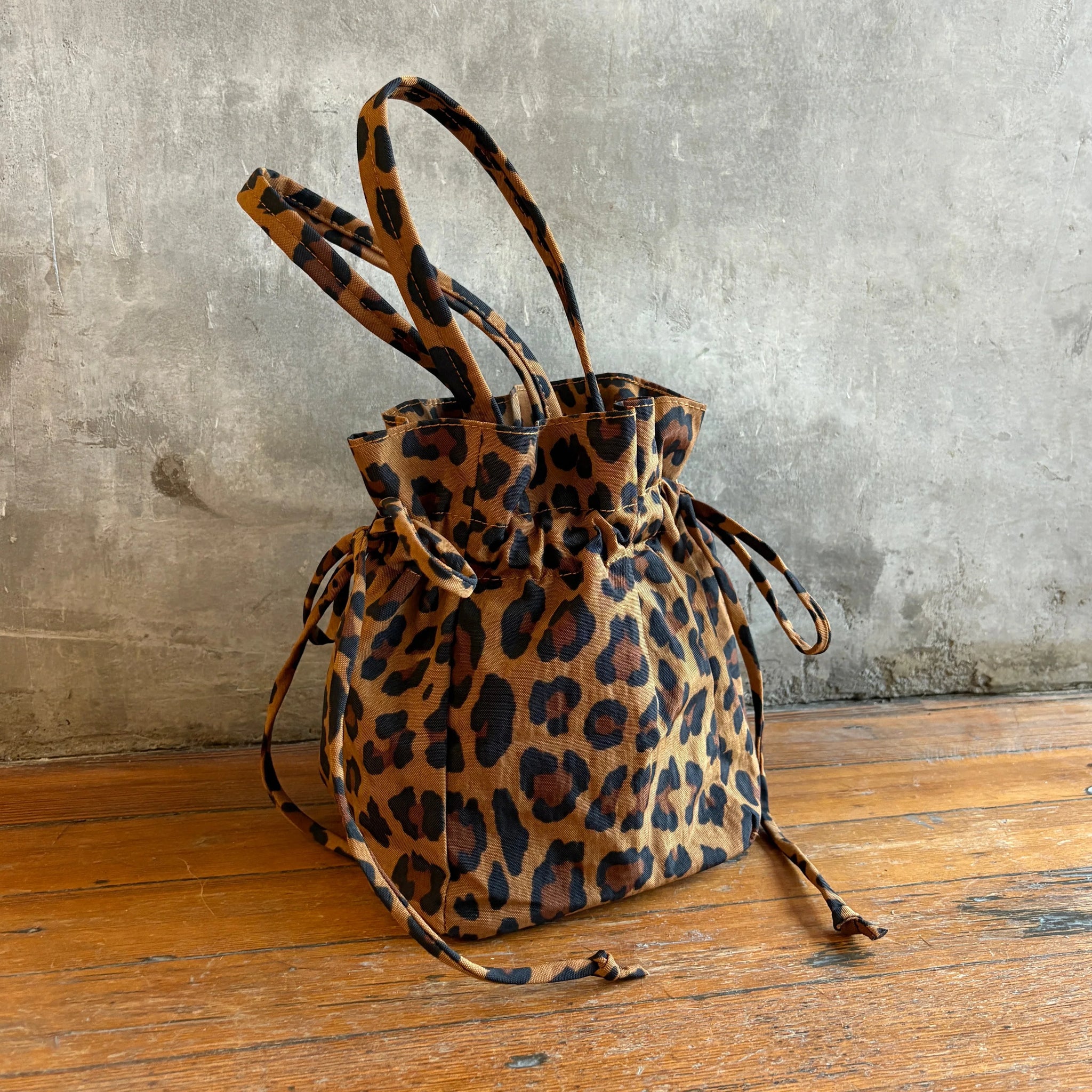 BAGGU(バグゥ) Nylon Drawstring Bag 2WAY バッグ Nylon Drawstring Bag Black - Baggu