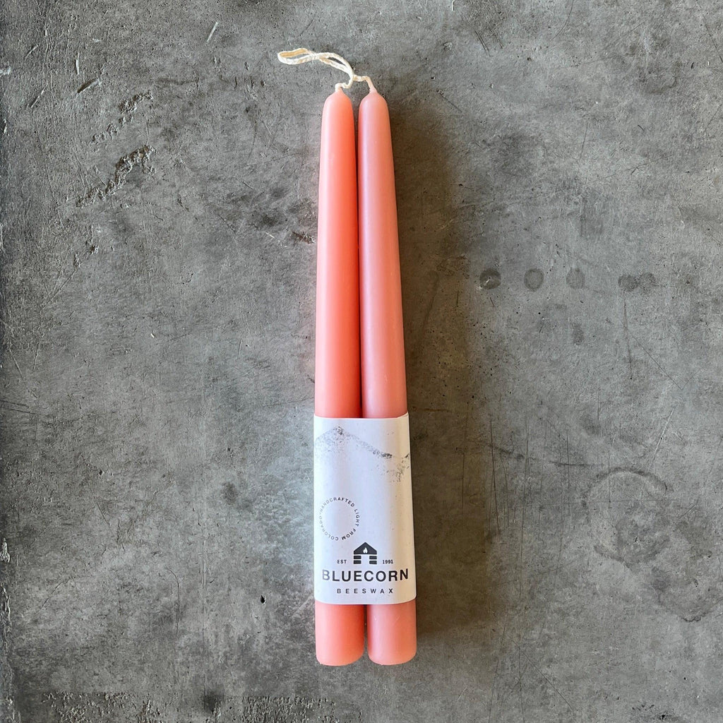Bluecorn Candles - Hand-Dipped Beeswax Taper Candles - Shop Duet