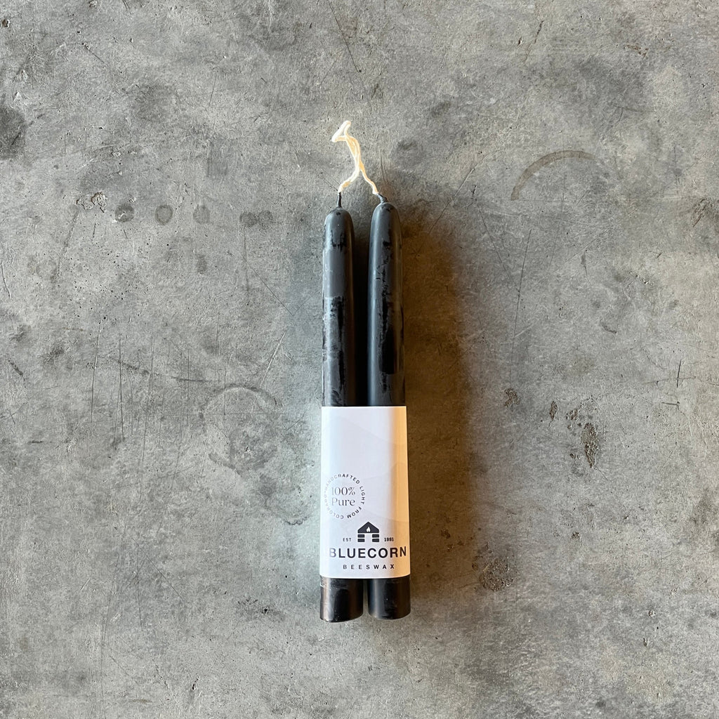 Bluecorn Candles - Hand-Dipped Beeswax Taper Candles - Shop Duet