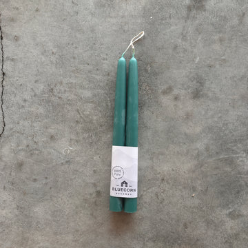 Bluecorn Candles - Hand-Dipped Beeswax Taper Candles - Shop Duet