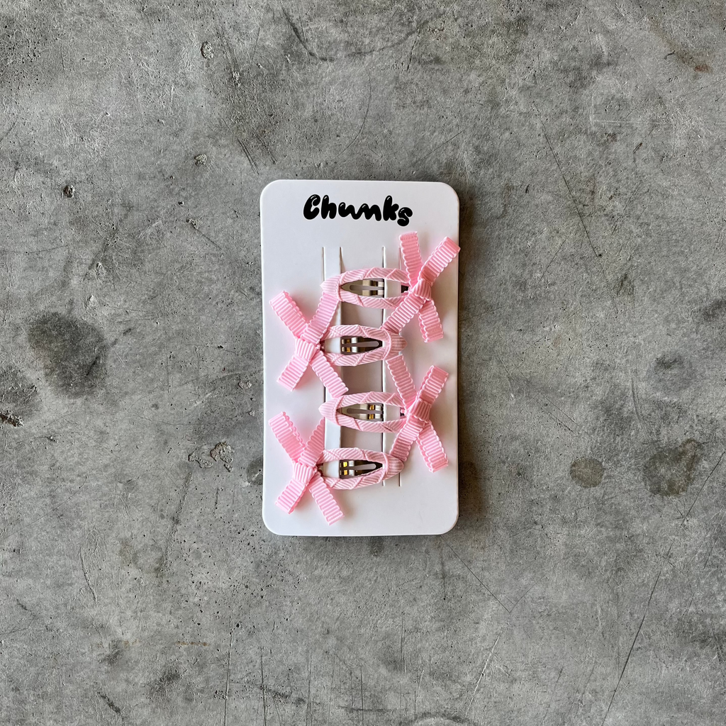Chunks - Mini Bow Snap Clips - Shop Duet