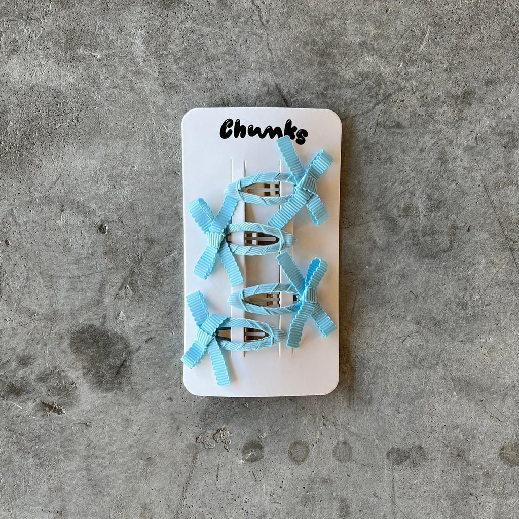Chunks - Mini Bow Snap Clips - Shop Duet