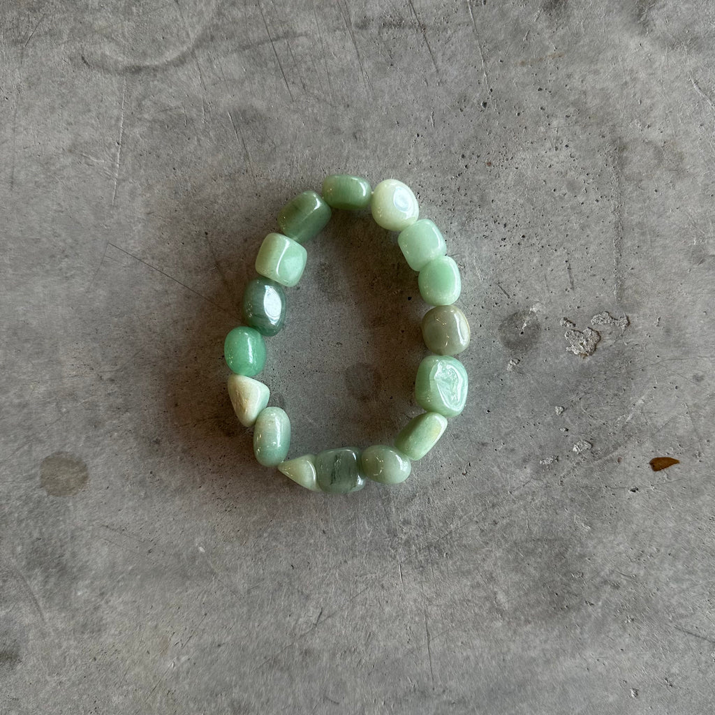 Duet - Aventurine Tumbled Stone Bracelet - Shop Duet