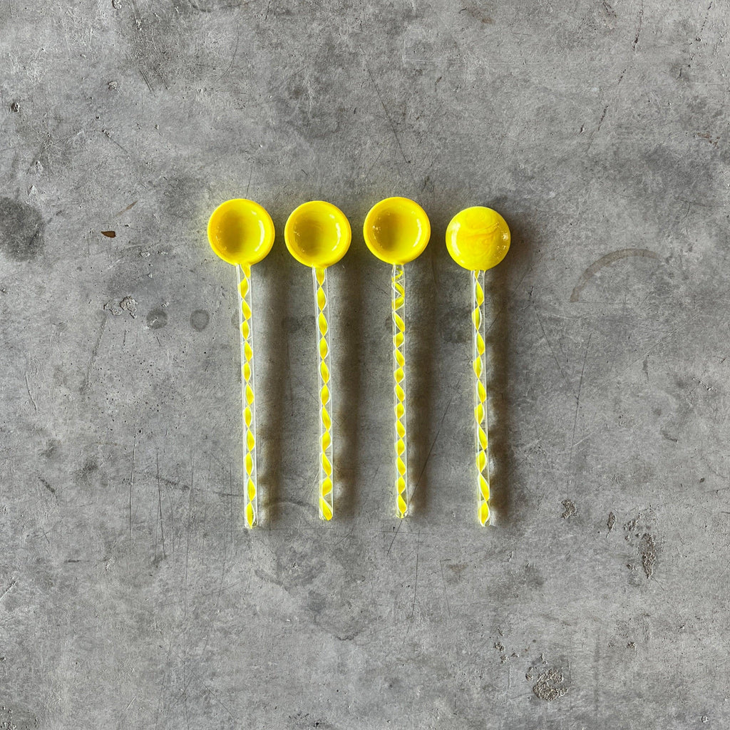 Duet - Colorful Spiral Glass Spoon - Shop Duet