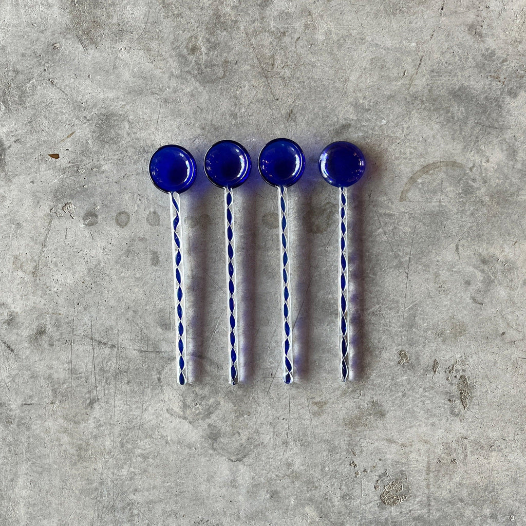 Duet - Colorful Spiral Glass Spoon - Shop Duet