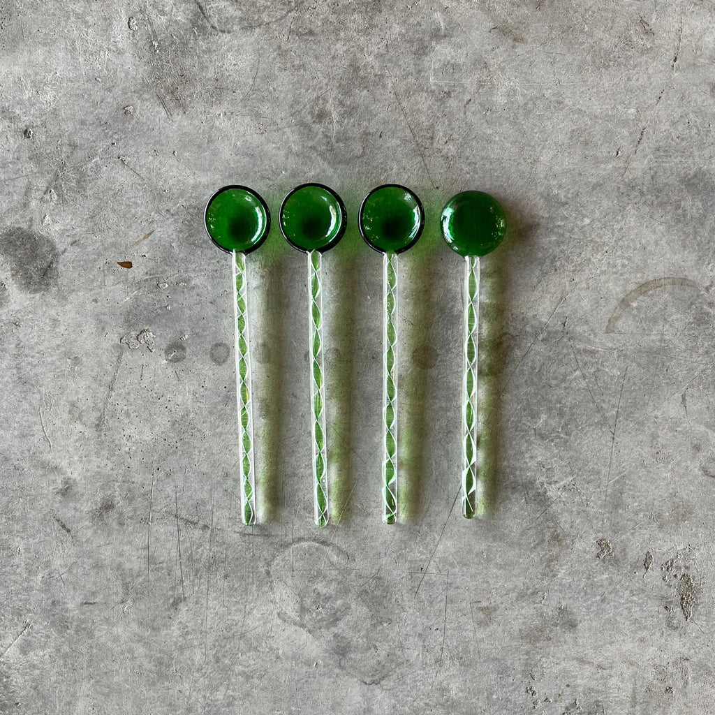 Duet - Colorful Spiral Glass Spoon - Shop Duet