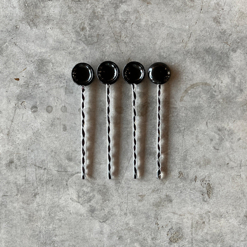 Duet - Colorful Spiral Glass Spoon - Shop Duet