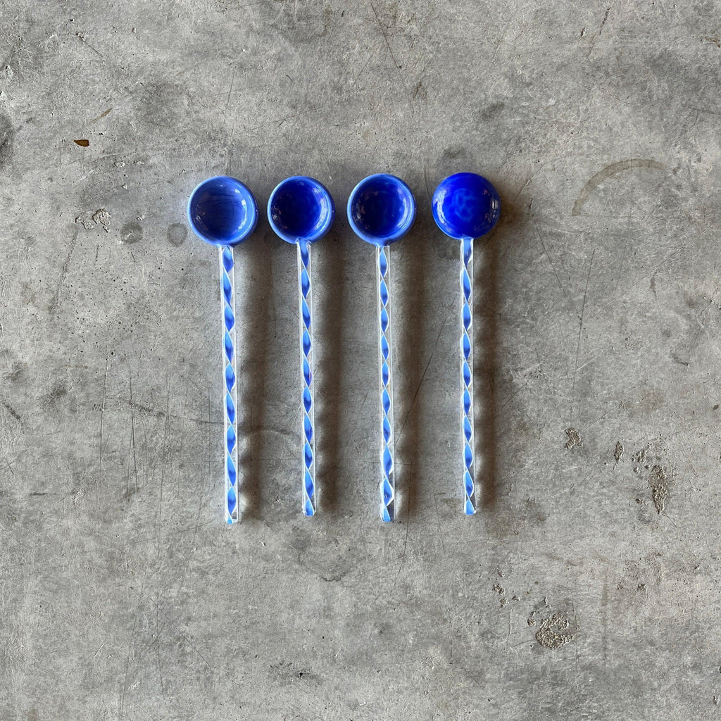 Duet - Colorful Spiral Glass Spoon - Shop Duet