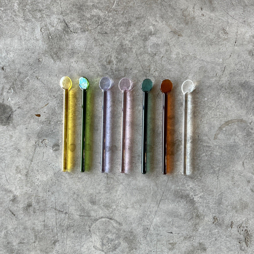 Duet - Multi-Colored Glass Stirring Spoon - Shop Duet