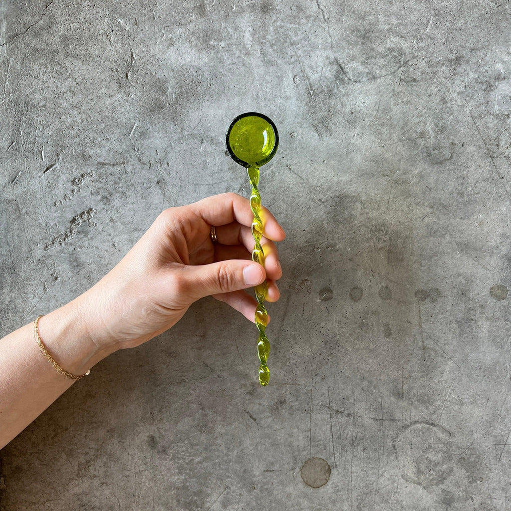 Duet - Spiral Glass Spoon - Shop Duet