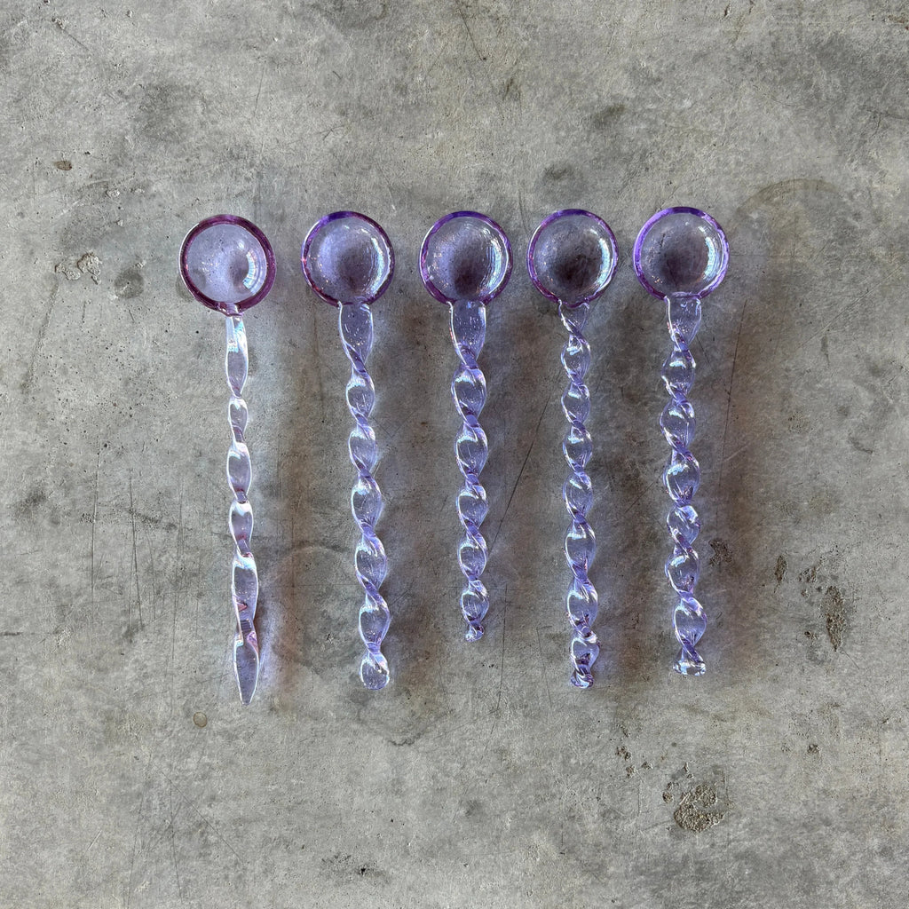 Duet - Spiral Glass Spoon - Shop Duet
