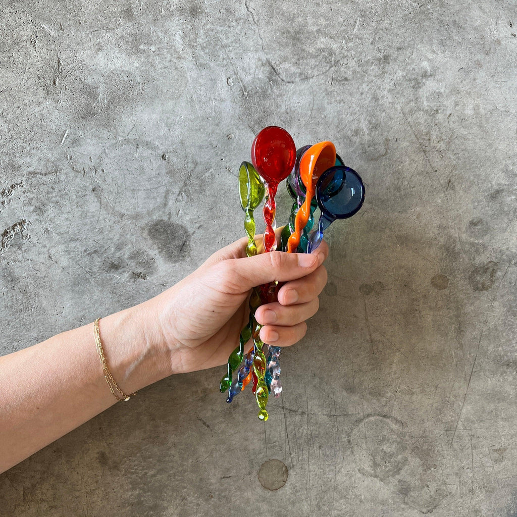Duet - Spiral Glass Spoon - Shop Duet