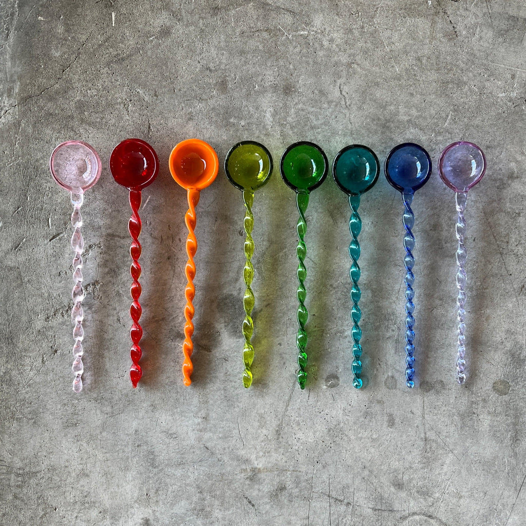 Duet - Spiral Glass Spoon - Shop Duet