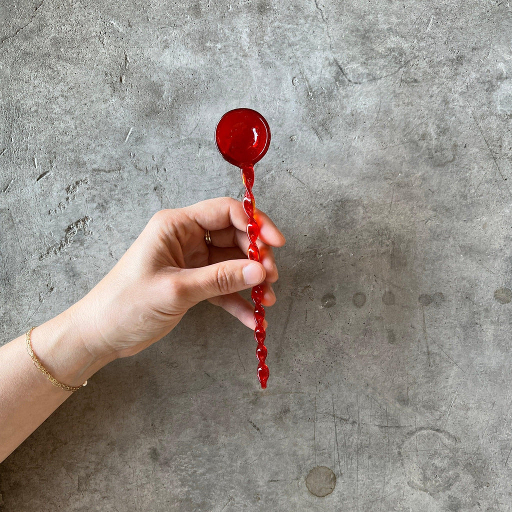 Duet - Spiral Glass Spoon - Shop Duet