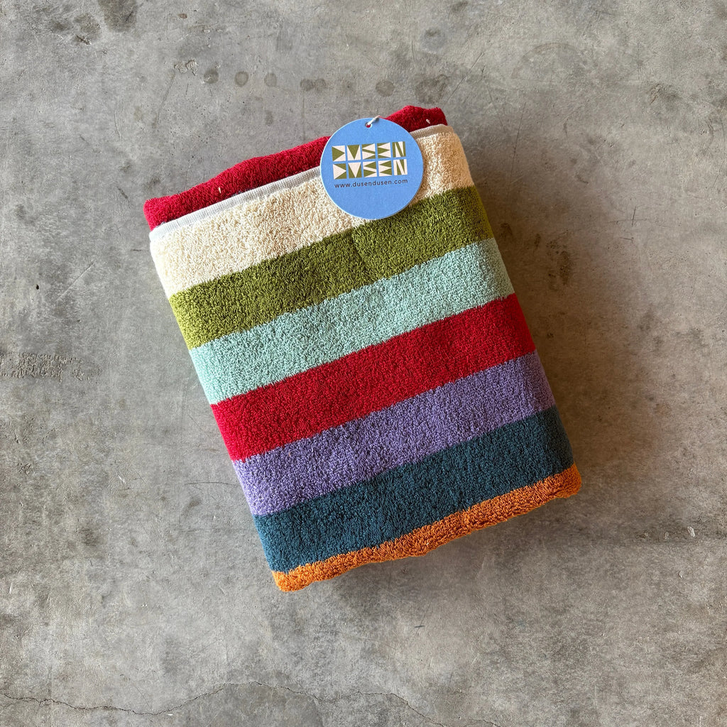 Dusen Dusen - Hummingbird Stripe Hand Towel - Shop Duet