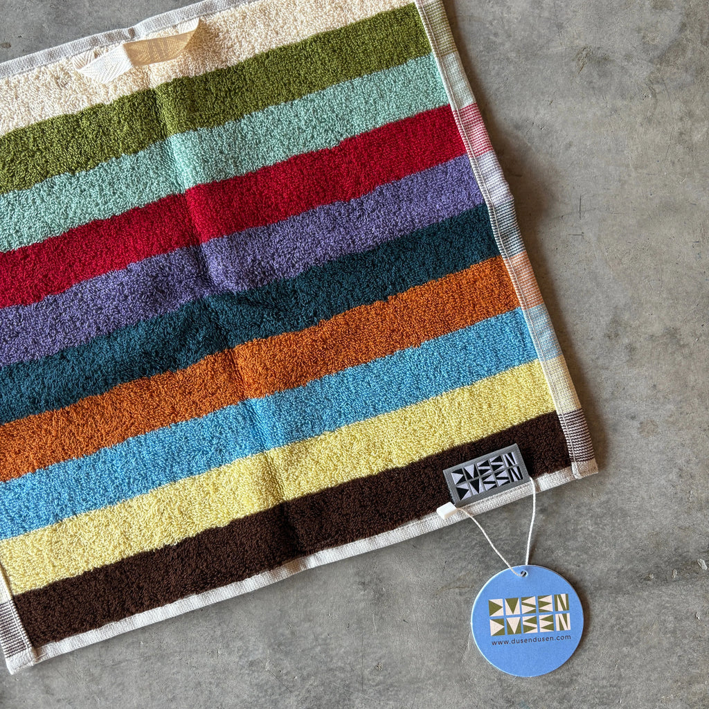 Dusen Dusen - Hummingbird Stripe Washcloth - Shop Duet