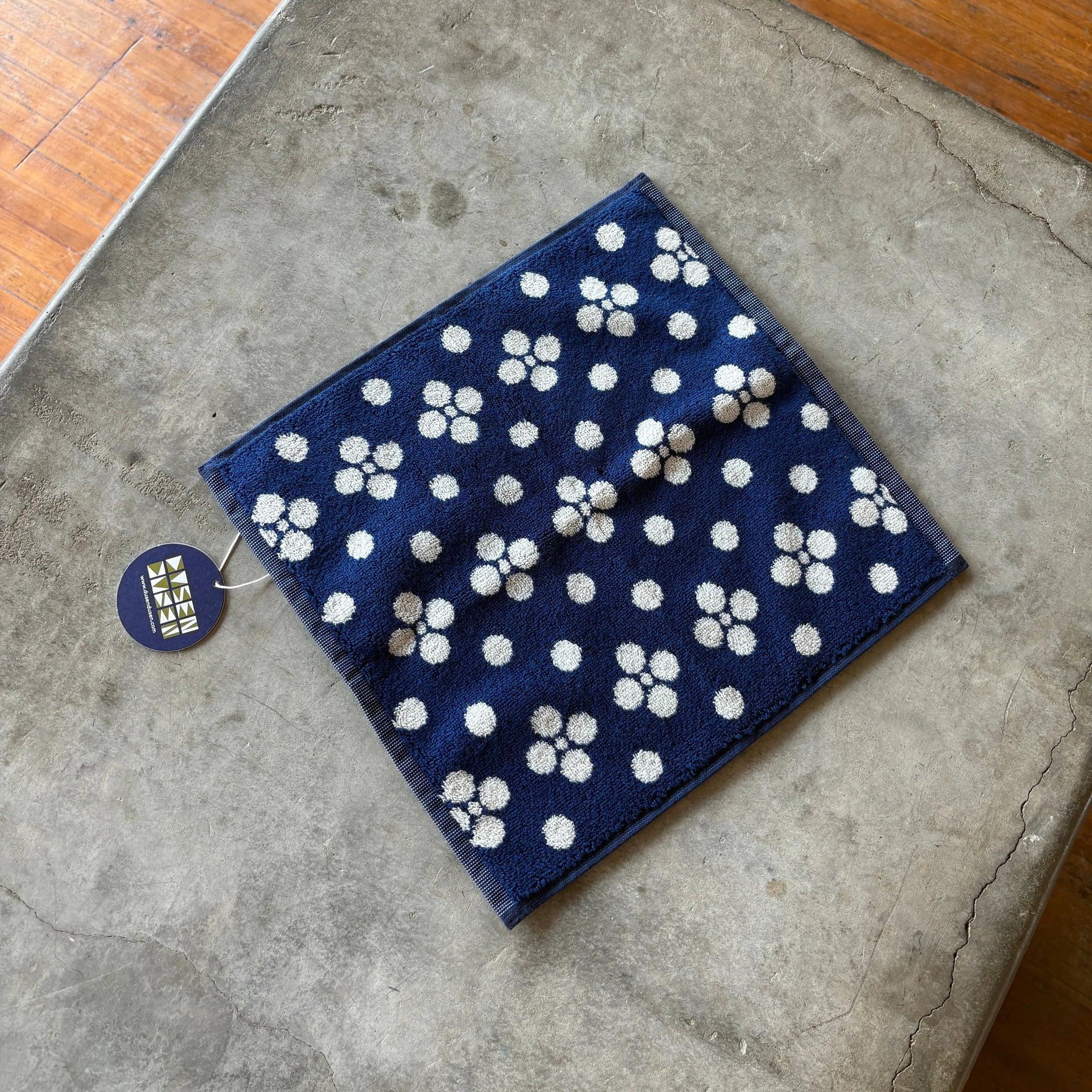 Navy Lisa Wash Cloth - Thumbnail 5