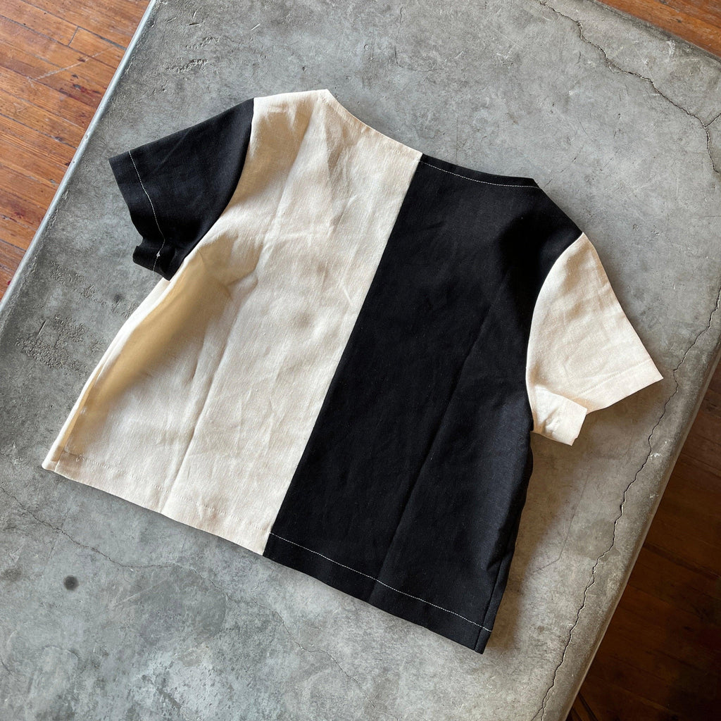 Ersa Fibers - Quilted Crop Top Shirt - Shop Duet