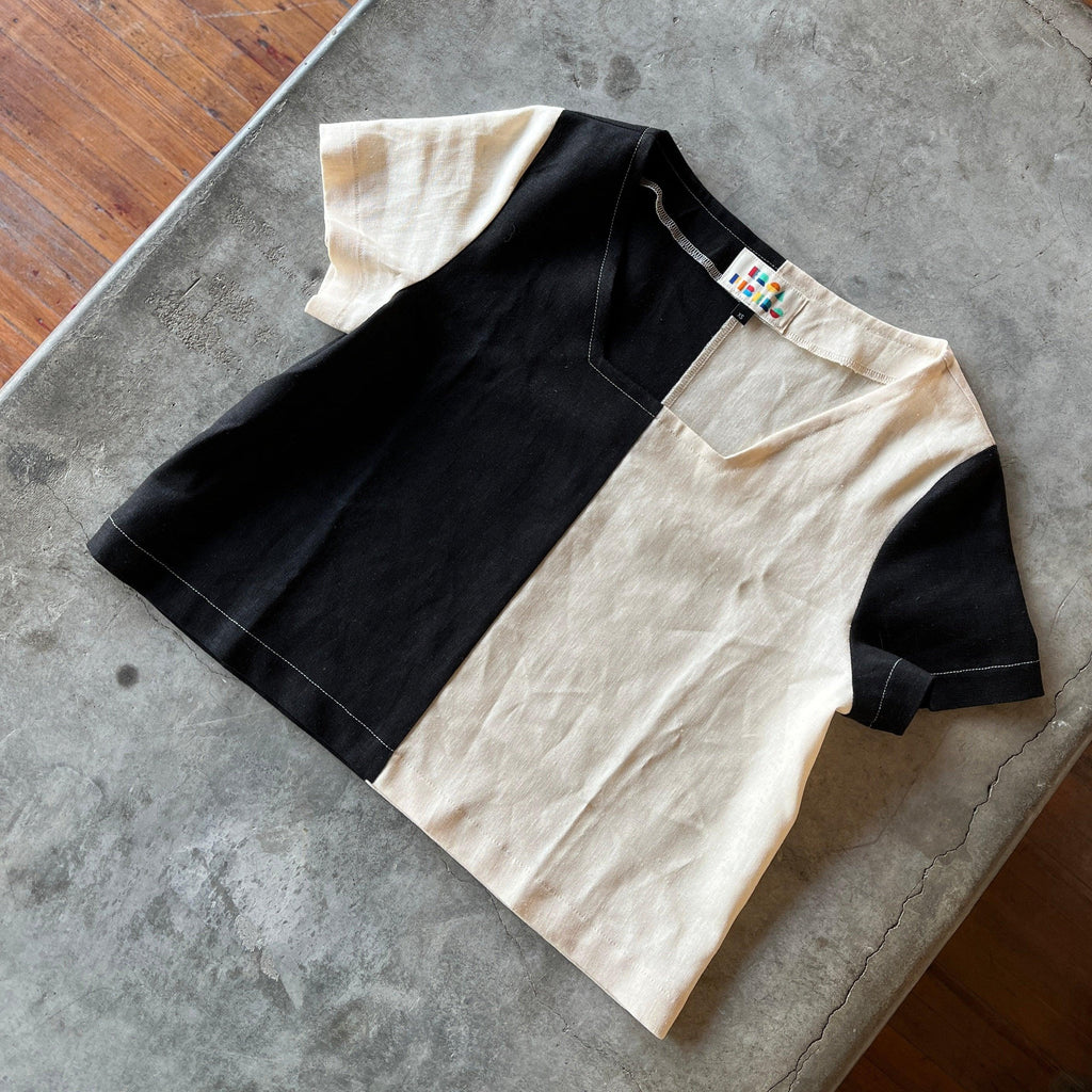 Ersa Fibers - Quilted Crop Top Shirt - Shop Duet