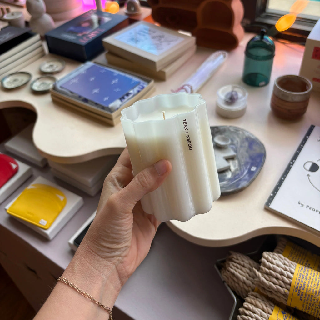 FAZEEK - Teak & Neroli Candle - Shop Duet