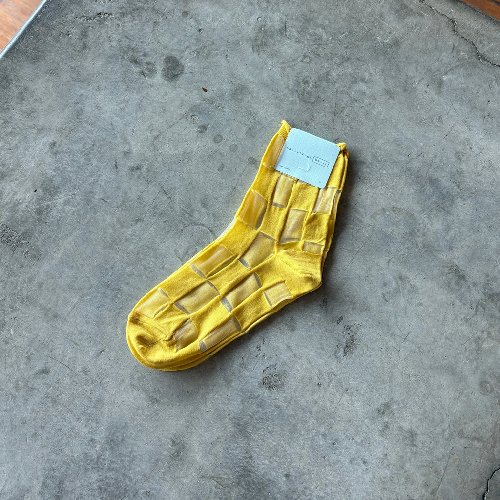 Hansel from Basel - Chucks Sheer Short Crew Sock - Citron - Shop Duet