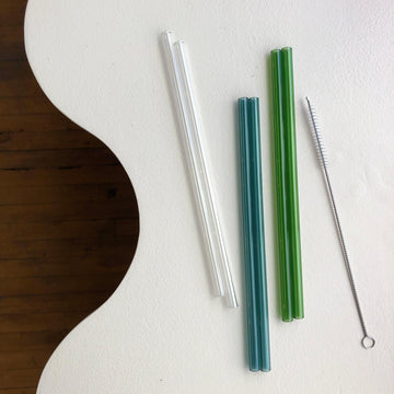 Hawkins New York - Essential Glass Straws - Cool - Shop Duet