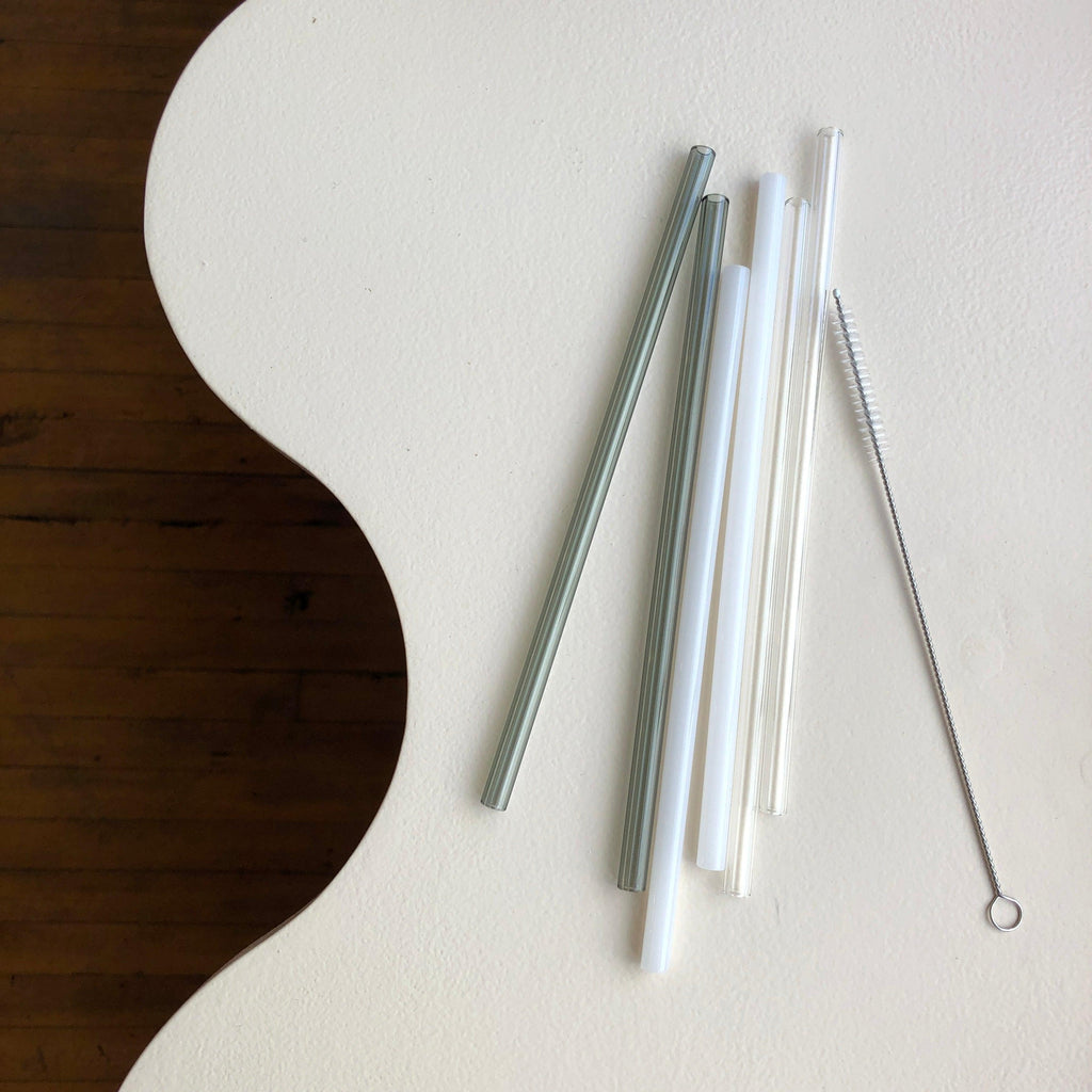 Hawkins New York - Essential Glass Straws - Neutrals - Shop Duet
