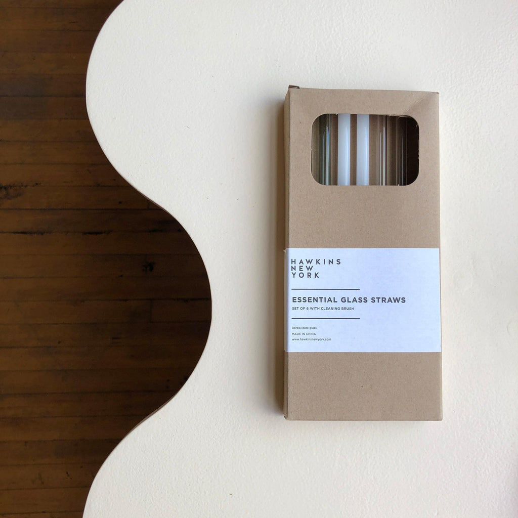 Hawkins New York - Essential Glass Straws - Neutrals - Shop Duet