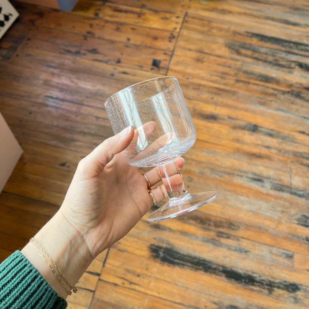 Hawkins New York - Seeded Glass Stemware Set - Shop Duet