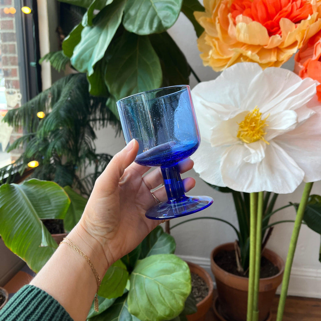 Hawkins New York - Seeded Glass Stemware Set - Shop Duet