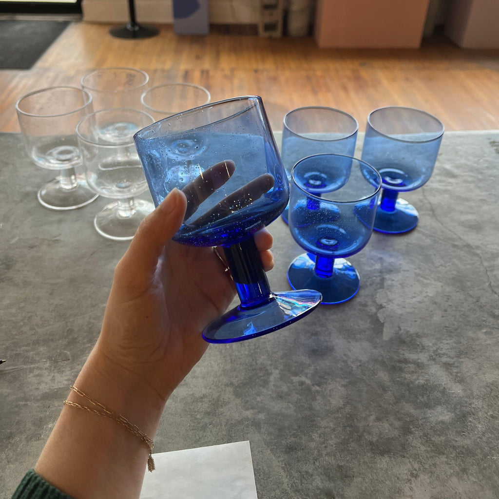 Hawkins New York - Seeded Glass Stemware Set - Shop Duet