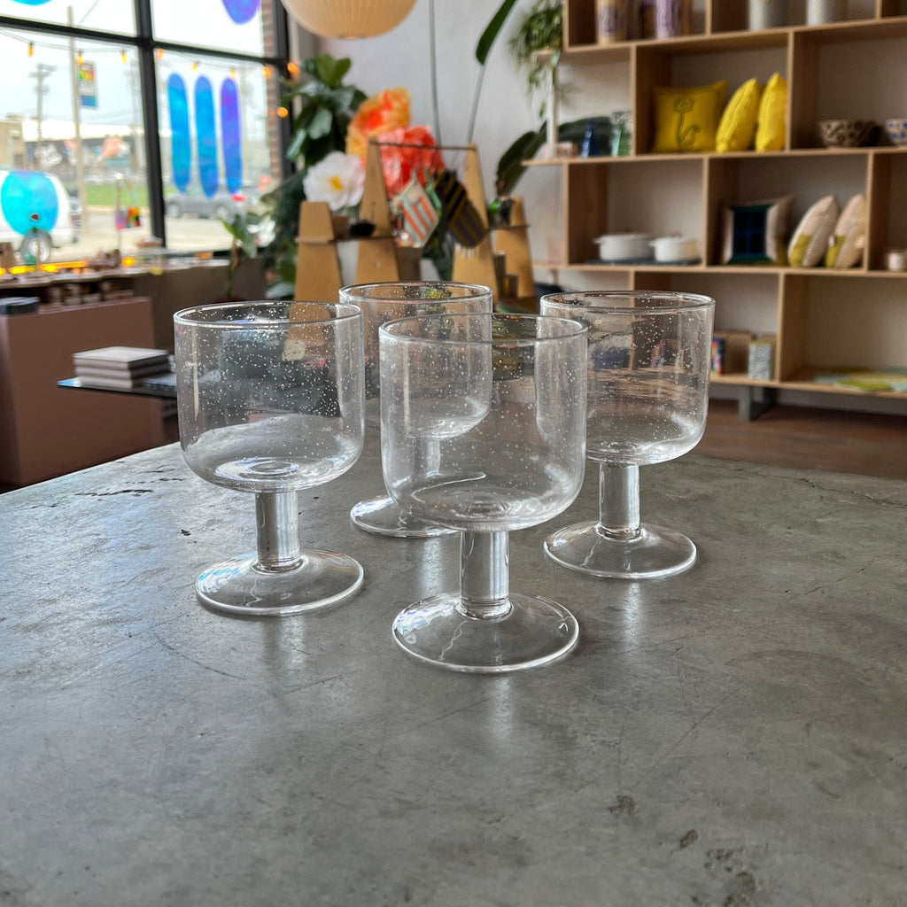 Hawkins New York - Seeded Glass Stemware Set - Shop Duet