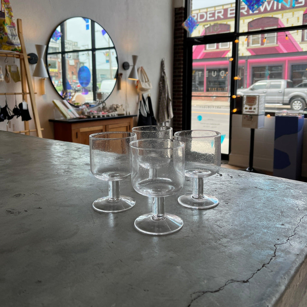 Hawkins New York - Seeded Glass Stemware Set - Shop Duet