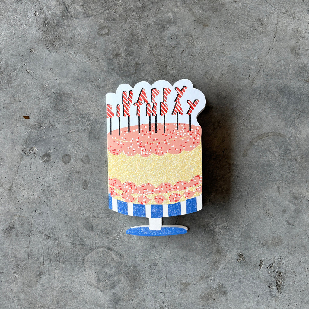 Isatopia - Happy Birthday Cake Card - Shop Duet