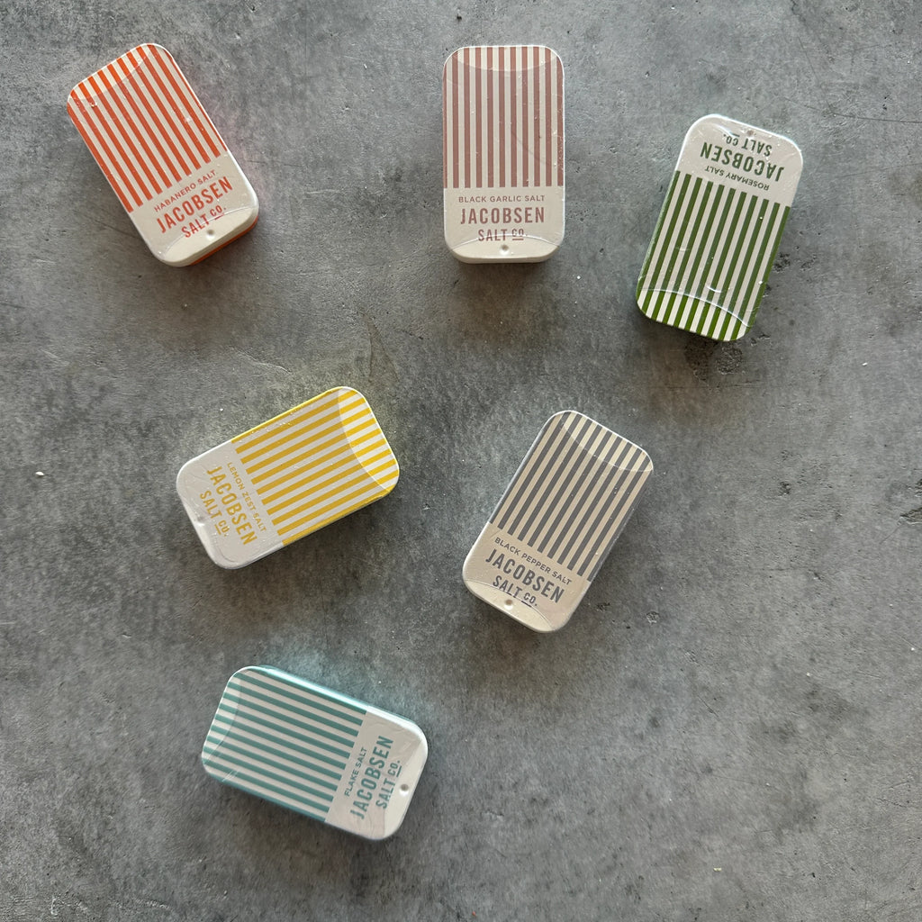 Jacobsen Salt Co. - Infused Salt Slide Tin Collection - Shop Duet