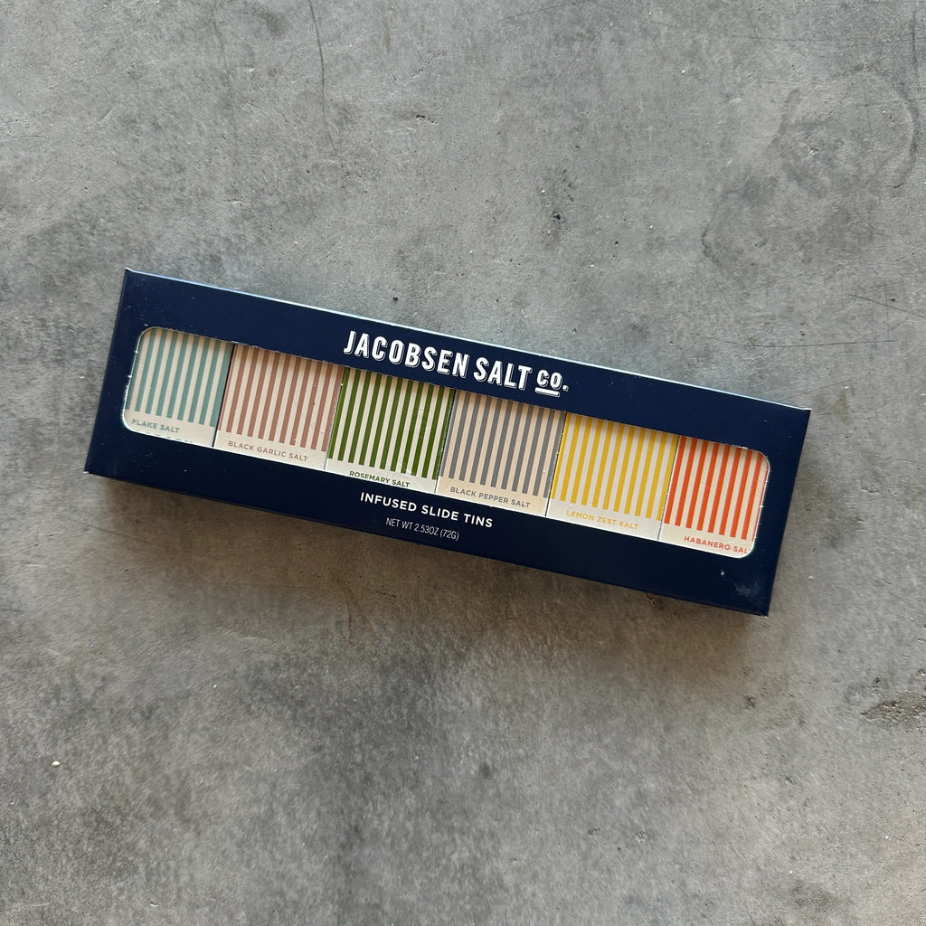 Jacobsen Salt Co. - Infused Salt Slide Tin Collection - Shop Duet