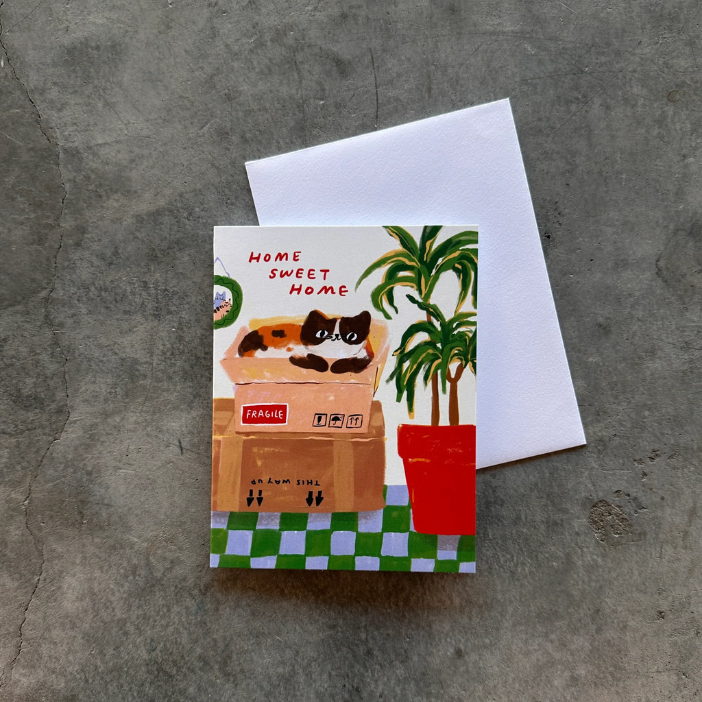 Karen Schipper - Cat Housewarming Card - Shop Duet