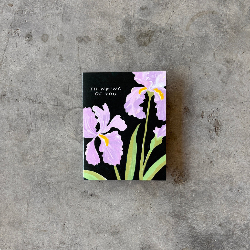 Karen Schipper - Iris Thoughts Card - Shop Duet