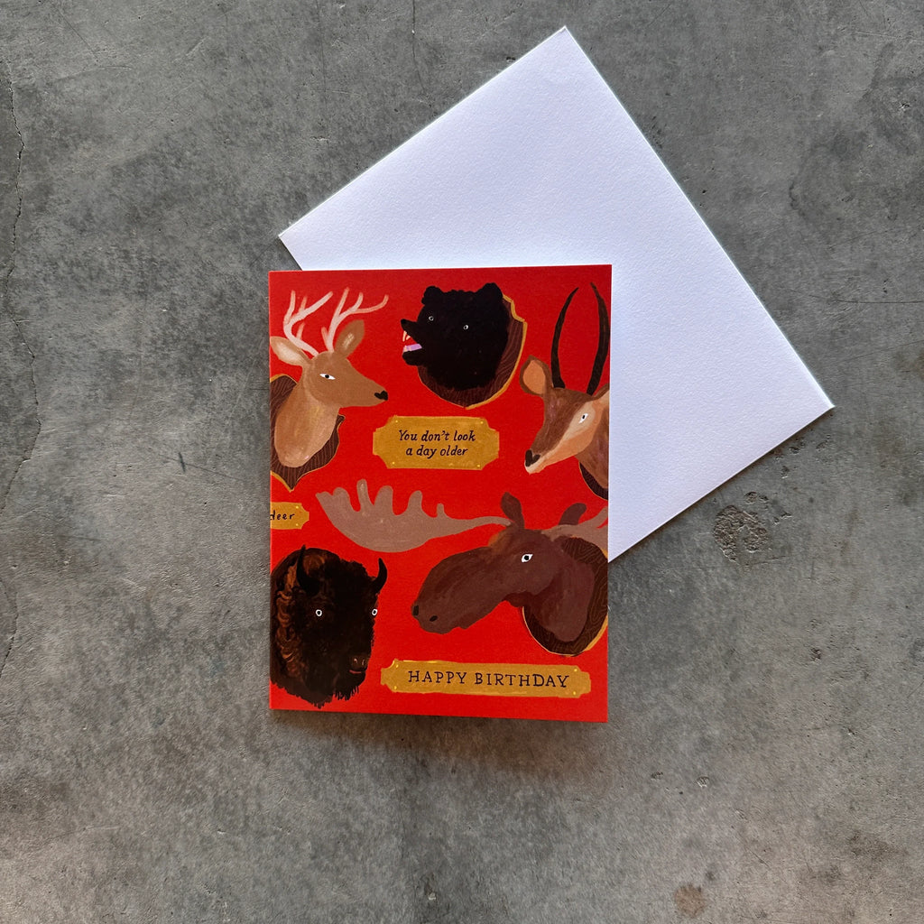 Karen Schipper - Taxidermy Birthday Card - Shop Duet