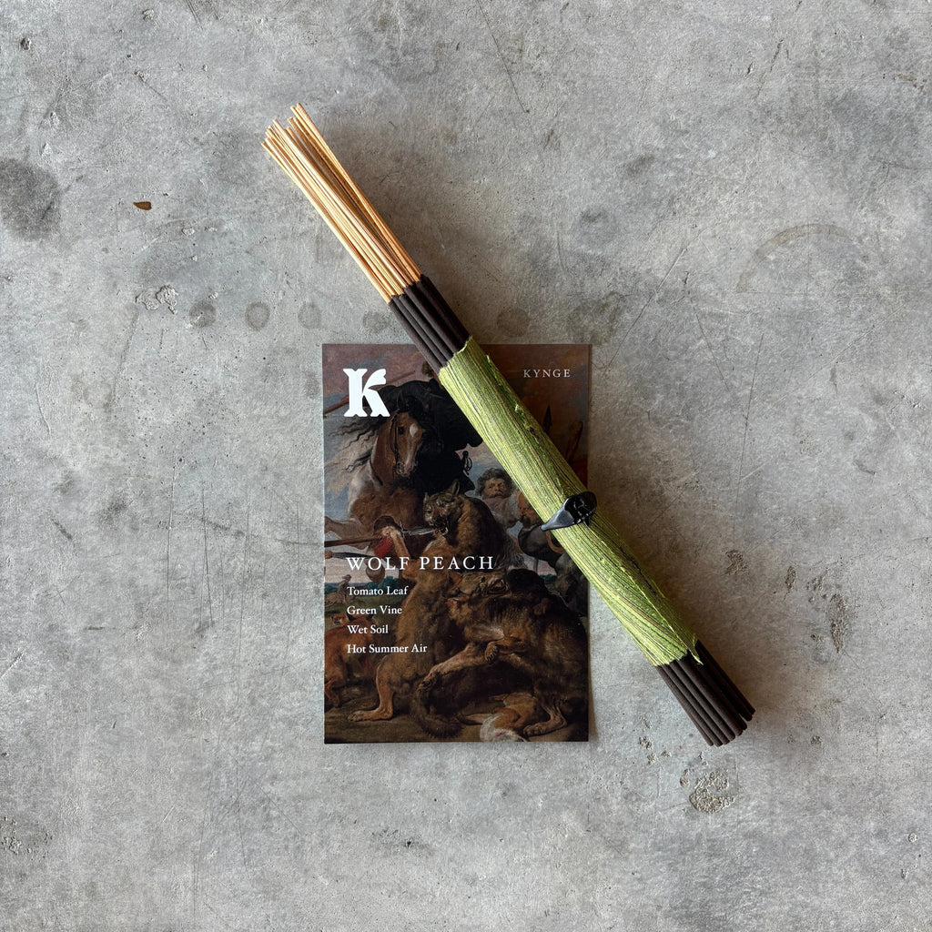 Kynge Studio - Wolf Peach Incense Sticks - Shop Duet