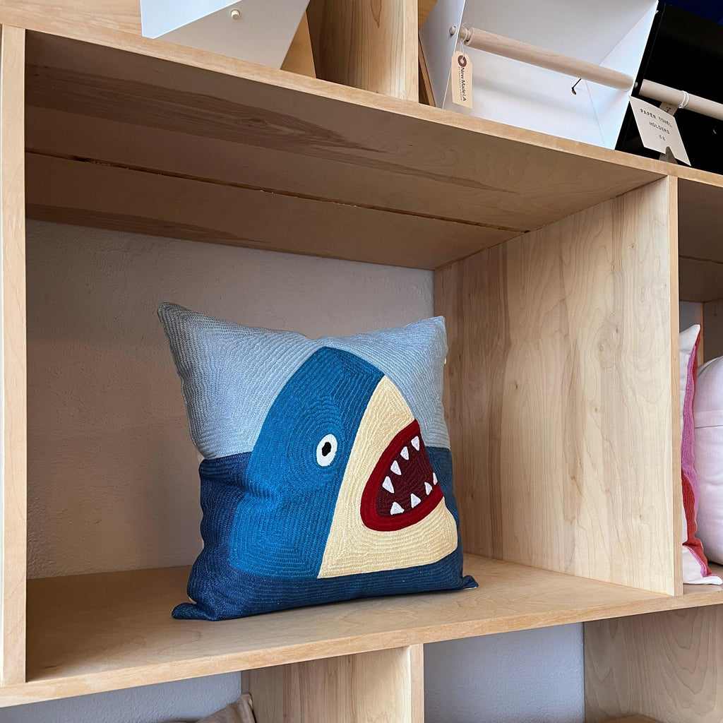 Lorien Stern - Hello Shark Throw Pillow - Shop Duet